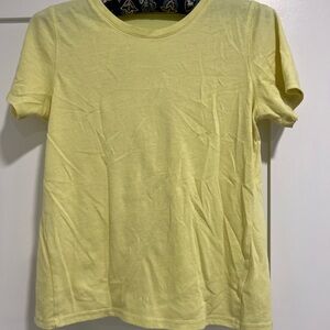 Athletic Works Light Yellow Tee